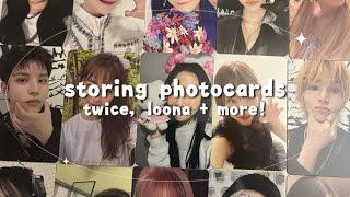 storing photocards #17  purple kiss, ive + more