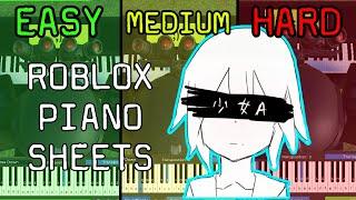 How to play GIRL A on ROBLOX Piano (SHEETS)