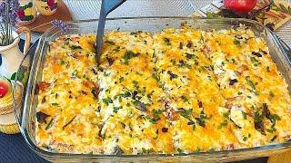 SO Delicious! Zucchini and Cream Cheese Casserole. Fast, Easy and very Tasty!