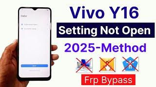 Vivo Y16 Frp Setting Not Open 2025 Method Latest Security Without Pc