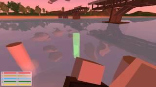 Unturned 3.11.10.0 Как сделать пристань и ящик.