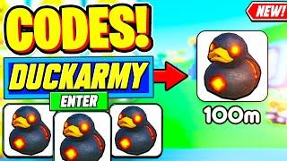 ️New️ ALL WORKING CODES For Duck Army 2024 - Roblox Duck Army Codes 2024