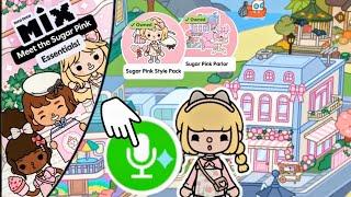 (LIVE) NEW TALKING in TOCA BOCA + Sugar Pink Bakery & Style Pack!  (Toca Boca World with Lisa)