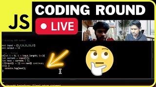 JavaScript LIVE Coding Interview Round (Mock)