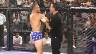 UFC vintage top laugh 4 - UFC 11 Big John McCarthy breaks fighter's nose!