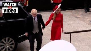 UK PM Johnson booed at Jubilee service