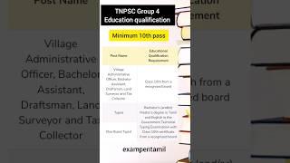 Tnpsc group4 education qualification|#motivation #upsc #tnpsc #tamil #group4 #study #studymotivation