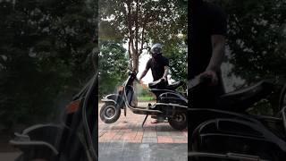 Bajaj Super 150 Chetak Cold Start engine sound Vespa #shortsfeed #shortsfeed #vespa
