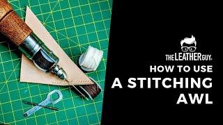 How to Use the Stitching Awl