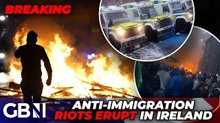 BREAKING: Anti-immigration protests ERUPT across Northern Ireland as police face 'sustained attack'