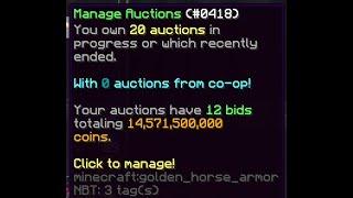 Claiming 14.5 BILLION Coins (Hypixel Skyblock)