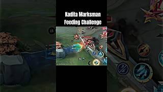 Kadita Best Marksman Feeding Challenge️ Attack speed Life steal Build#mlbb #mobilelegends #foryou