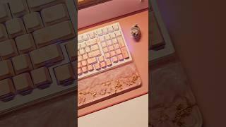 Yunzii YZ98 #mechanicalkeyboard with their sakura #keycaps ･:˚ #typing #unboxing