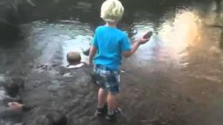 Finny at the creek.