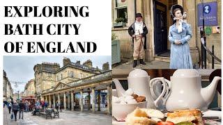 EXPLORING BATH CITY OF ENGLAND VLOG #7| The Jane Austen centre bath, royal crescent, SHACOURAGE