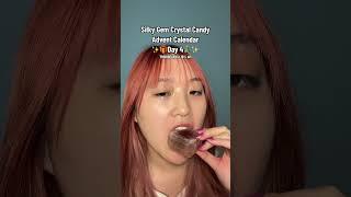 ASMR *CRUNCH* Crystal Candy From Silky Gem #asmr #asmrcandy #crunchsounds #adventcalendar