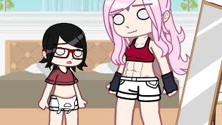 • Barriguinha • {meme} Sakura e sarada •{ Sasusaku A.U }•