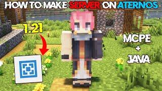 How to Make Minecraft Server in Aternos | Advance 1.21 Server (Hindi)