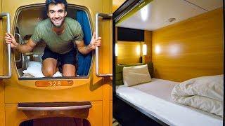 $20 CAPSULE HOTEL Vs. $60 CAPSULE HOTEL in TOKYO, JAPAN!