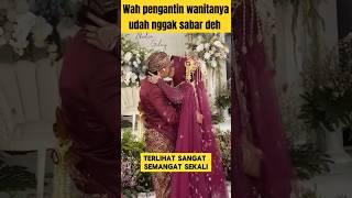 momen romantis ketika pengantin ciuman ‼️‼️#romantis #nikah #manten #ciuman #pengantinviral