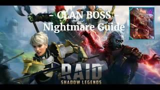 Raid: Shadow Legends - Clan Boss Guide - Nightmare + Skullcrusher Mechanics