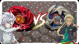 TOP BLADERS!! Phoenix Rudder vs Cobalt Dragoon -Burn vs Chrome- | Beyblade X Battle! ベイブレード X