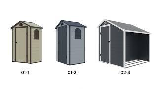 Сарай хозблок пластиковый Wotex Storage   инструкция по сборке