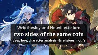 Neuvillette and Wriothesley Lore & Character Analysis | In-Depth and Contrasting | Genshin Impact