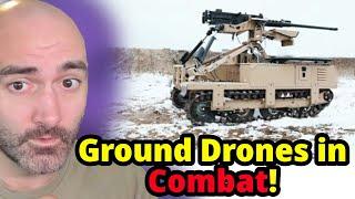 Ukraine Reveals: Ground Drones Now in COMBAT!