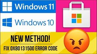 How to fix Microsoft Store 0x80131500 error "Page could not be loaded"