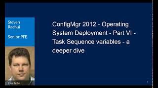 ConfigMgr 2012 Operating System Deployment Part VI Task Sequence variables a deeper dive