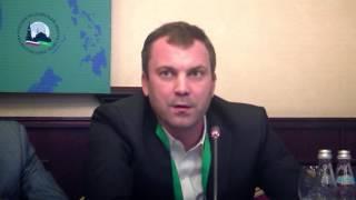 Evgeny Popov at the forum "Journalists of Muslim countries against extremism"