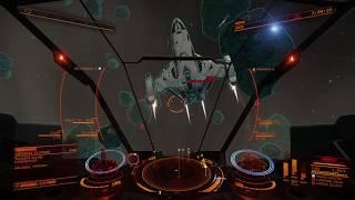 [Elite: Dangerous] Vulture with Two Plasma Accelerators vs Dangerous NPC Pirate on Imperial Clipper