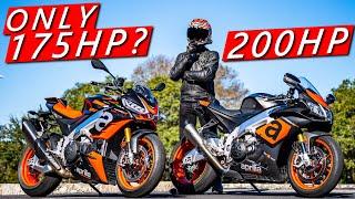 Can the Aprilia Tuono Keep Up With An RSV4? (Full Comparison)