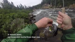 Rainbow trout fishing the Gulkana River, Alaska