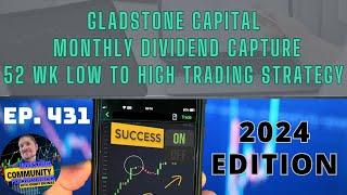 Gladstone Capital Glad Stock Monthly Dividend Capture Plus 52 Week Low to High Trading Strategy