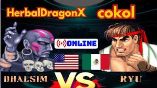 Street Fighter II’ Champion Edition DHALSIM (HerbalDragonX) VS RYU (cokol)