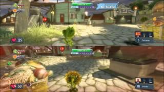 Plants Vs Zombies: Garden Warfare Gameplay Mulitplayer Split Screen Co-op Xbox One HD