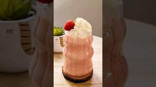 Making Strawberry  Milkshake/ ASMR/ Best recipe!