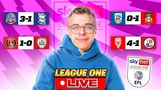 BOLTON BEAT BIRMINGHAM WREXHAM AND WYCOMBE FIGHT IT OUT! | League One live