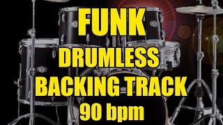 Funk Drumless Backing Track 90 bpm