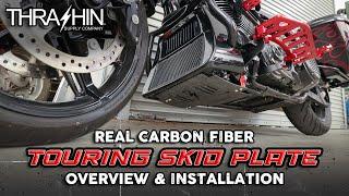 Real Carbon Fiber Skid Plate For Harley-Davidson Touring Models (How To Install!)