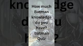 Are you a Batman expert?? Take the quiz and find out #batmanmonth #batmanday #batmanfamily