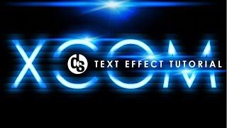 gimp | xcom futuristic text effect tutorial | NO PHOTOSHOP