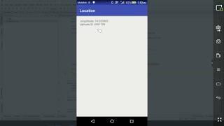 How to get Current Longitude And Latitude in Android