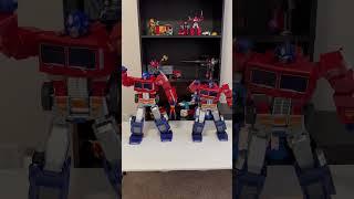 Dual Optimus Prime knows their role #transformers #optimusprime #shorts #robot #cool #fun #funny