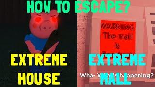 HOW TO ESCAPE EXTREME HOUSE & EXTREME MALL ROBLOX Infected Developer's Piggy RP 로블록스 익스트림하우스 & 익스트림몰