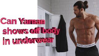 Can Yaman shows off body in underwear