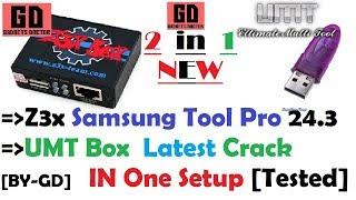 Z3x Samsung Tool Pro 24.3 and UMT Box Latest Crack in One Setup and installation Guide and test