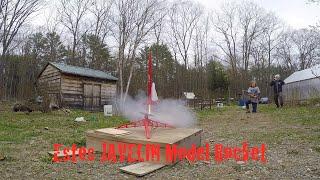 Estes JAVELIN Model Rocket Review. AMAZING Launch